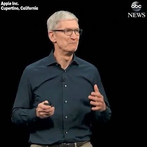 Apple CEO Tim Cook announces the iPhone Xs during #AppleEvent: "This is iPhone Xs. It is the most advanced iPhone we've ever created." abcn.ws/2NbdA52 | ABC World News Tonight with David Muir