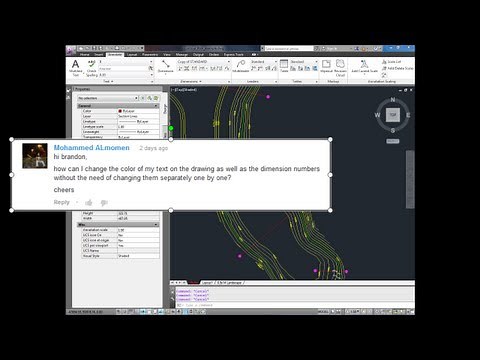 Change the color of Multiple Objects in AutoCAD