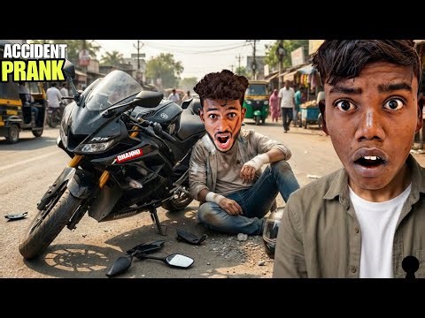 BIKE ACCIDENT PRANK WITH CHOTU | CHOTU CRYING AFTER ACCIDENT #factfireking