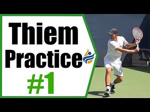 Dominic Thiem Practice Session #1 (Cincinnati 2014)