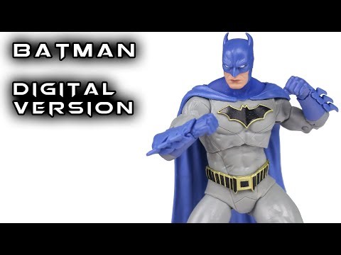 McFarlane Toys BATMAN Rebirth Digital Version DC Multiverse Action Figure Review