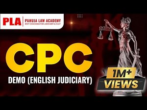 Civil Procedure Code (CPC) Demo Lecture for Judiciary Aspirants by Pahuja Law Academy #judiciary