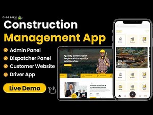 How to create a Construction Management Software | Build a Construction Management App