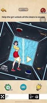 Nightmare Puzzle: The Unknown - Level 13 - Help Girl Unlock All Door To Escape #escapepuzzle
