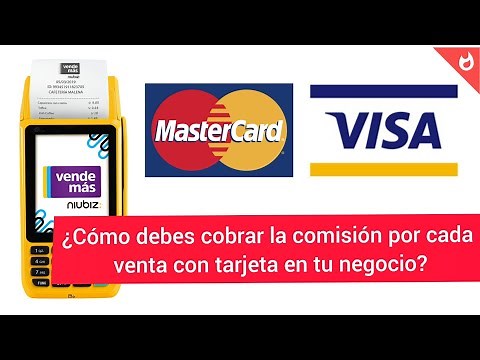 ¿Cómo debes cobrar la comisión por cada venta con tarjeta en tu negocio?