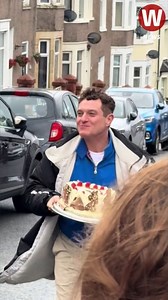 This is lush! Gavin & Stacey fans surprised Gavlar (aka Mathew Horne) on his 46th birthday during filming this week 🎂❤️ http://tiny.cc/q26lzz | WalesOnline