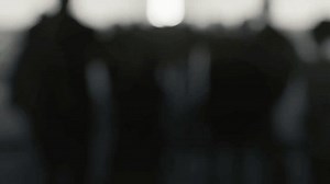 3D animation: People drawn to a glowing cross. Evokes hope and redemption. Powerful, emotional visuals for religious or inspirational content