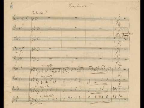 Word Premiere: Robert Schumann's unfinished c-minor symphony, 1st mov. (1841)