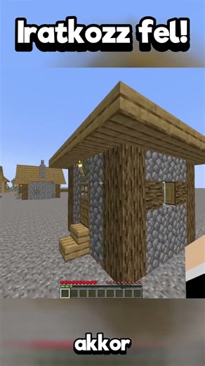 Minecraft, de az egész világ, Sóderből van #minecraft #shorts