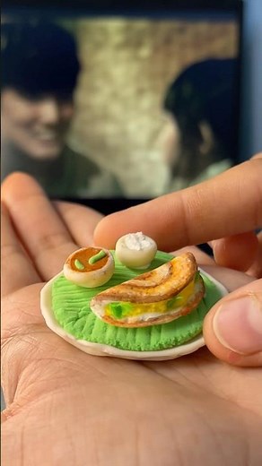 Diy food miniature 🫓#diy #art