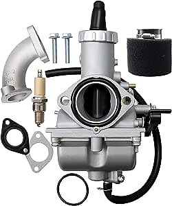 VM26 30mm Carb PZ30 Carburetor with Air Filter for 4-Stroke 150cc 160cc 200cc 250cc Bike Motocross Hawk Go-kart Taotao SunL JCL JetMoto Kazuma Baja Quad ATV Dirt CRF KLX TTR XR Pit Dirt Motorcycle