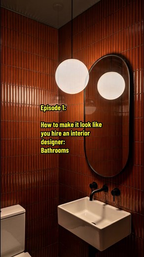 How to Make Your Bathroom Look Professionally Designed — Episode 1
