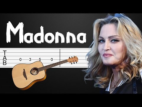 Dont Tell Me - Madonna Guitar Tutorial, Guitar Tabs, Guitar Lesson