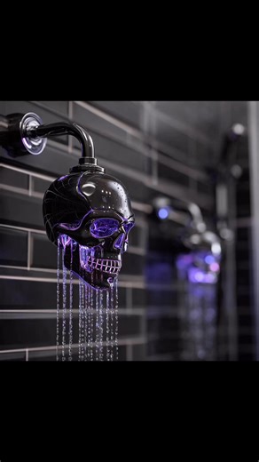 4.7M views · 110K reactions | ‏Neon Death Shower – Where Darkness Cleanses. #SkullArt #DarkAesthetic #NeonVibes #CyberpunkSkull #DarkDesign #GothicEnergy #HauntedGlow #SkullVibes #DarkInnovation #EternalDarkness | Skull Empire | Facebook