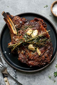 Perfect Cast Iron Steak (Herb Butter Basted!)