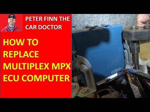 How to replace multiplex MPX ECU computer Toyota Prius. Years 2002 to 2009