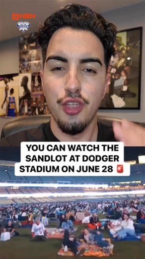 Dodger Stadium has announced ticket sales for a special on-field screening of The Sandlot 👀🔥 #losangeles #trendingreel | Dodgers Nation