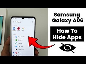 How to Hide Apps In Samsung Galaxy A06 | App Hide Settings