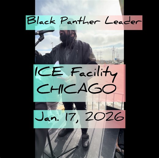 ICE Genocide Against Immigrants. Black Panther Leader, Chief Alli - NO KINGS PROTEST CHICAGO - JAN. 17, 2026
