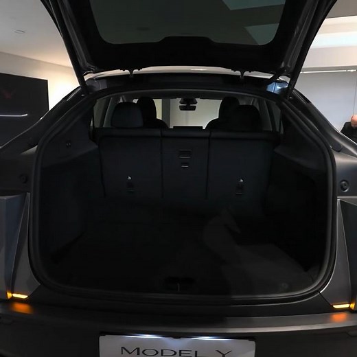 New Tesla Model Y Cargo Area Review