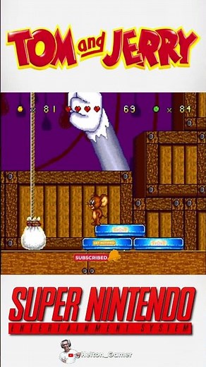 Tom & Jerry Super Nintendo #retrogaming