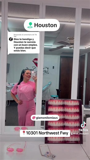 Respuesta a @Tik Tok ✨ Transforma tu sonrisa en Houston🦷💖 Te muestro esta clínica,@glamsmilemiaus cómo llegar, sus instalaciones, mi experiencia y los precios de sus diseños de sonrisa. ¡Quédate hasta el final! ✨ #HoustonTX #DiseñoDeSonrisa #SmileMakeover #Houston #SonrisaPerfecta