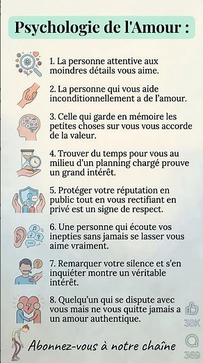 8 Signes INFAILLIBLES qu'il/elle t'aime (même sans le dire) ❤️ #Amour