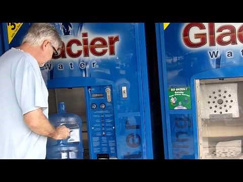 Glacier water machines at Publix