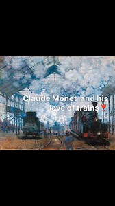 ❤️Claude Monet and his series of train paintings in the 1870’s in Paris. Share the art! #impressionism #claudemonet #paris #painter #museum | Claude Monet - Monet's Palate to Palette