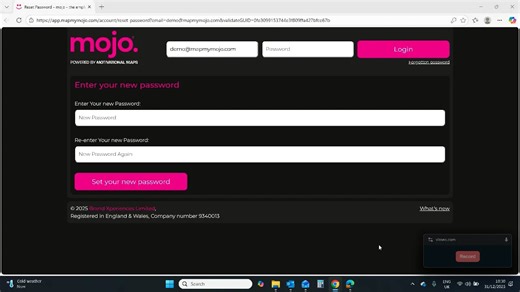 How to take your first mojo map