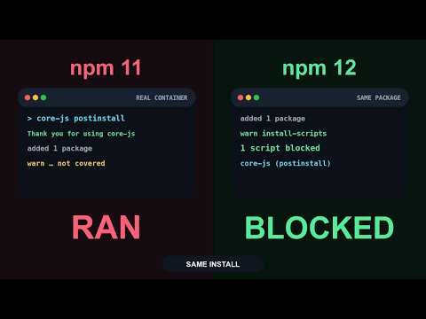 npm Just Stopped Trusting Your Dependencies