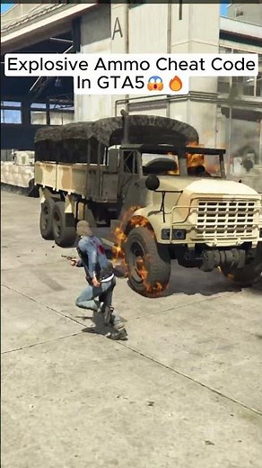 Explosive Ammo Cheat Code In GTA5😱🔥