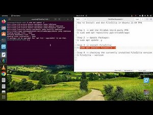 cara install FileZilla in Ubuntu 22.04 LTS