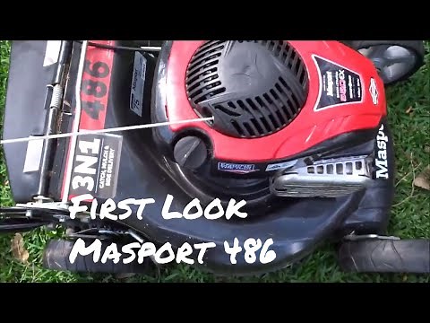 Masport 486 Lawn Mower | First Look