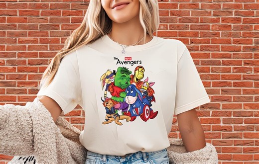 Winnie the Pooh Avengers Disney Tshirt | Unisex Adult Tee | Hoodie Sweatshirt | Premium DTF Print | Kids Option | O272 - Etsy