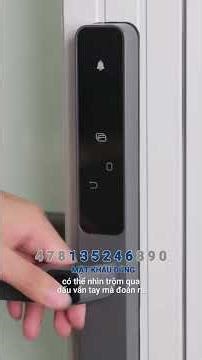 Review Tính Năng Khóa Vân Tay Cửa Nhôm Ezviz DL06 #ezvizdl06 #smartlock