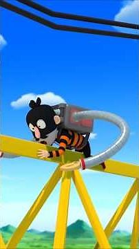 🏗️ Catch the Thief on the Tower Crane! #shorts