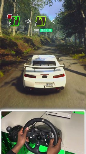 Sliding Corners On Uphill Rally Stage | Dirt Rally 2.0 | Logitech G920 Gameplay #shorts #gaming #car