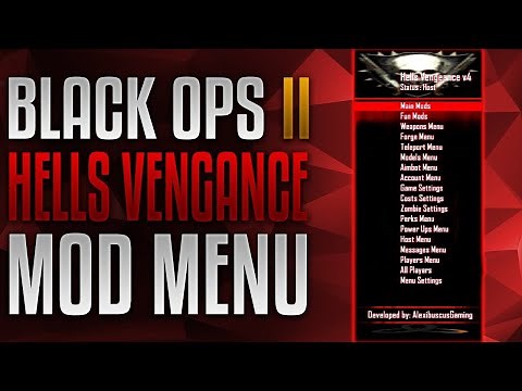 Hells Vengeance V4 (PC Mod Menu) (Black Ops 2) showcase with download