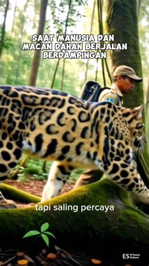 “Rangers Walk with Clouded Leopards in the Wild” #CloudedLeopards #WildNature #WildAnimals #Shorts