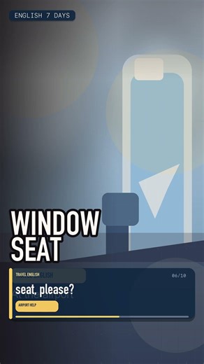 Want a Window Seat? Use These 3 English Lines