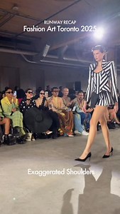 4.4K views · 70 reactions | There’s no question about it: This year’s @fashionarttoronto runways served up style in spades.  From big, bold shoulders at @evanclayton and @mariofugnitto to ultrawide-brim hats at @offtnstudios and @atelier.denora, here are some of the standout trends we spotted at #FAT2025.  @maddisonhoyt | FASHION Magazine | Facebook