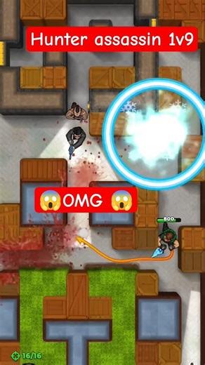 😱huntar assassin 1vs9😱