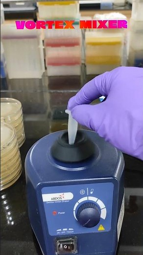 Vortex mixer in a Microbiology lab. #education #science #research #microbiology #phd #vortex