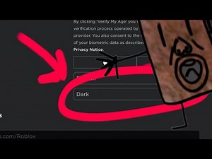 How to change Roblox light to dark mode