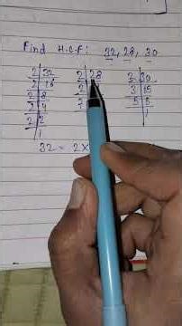 find #hcf | HCF in #maths | #solve HCF in #simpleway | #math HCF, video by @mukulraghav2903