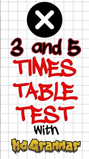 3 and 5 Times Table Test | Maths Questions | #Shorts | MC Grammar 🎤
