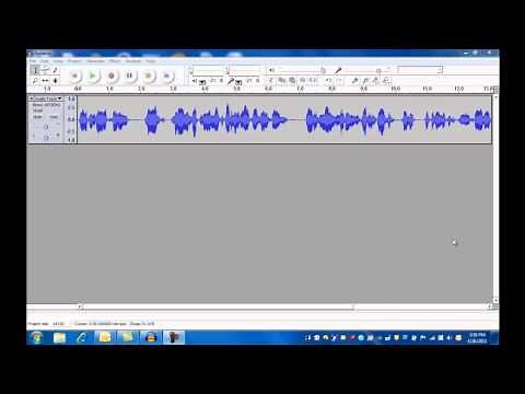 Audacity - Lesson 1, The Basics