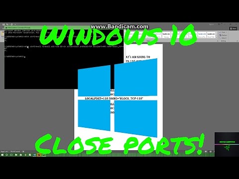 How to close ports 135 and 445 in Windows 10 !