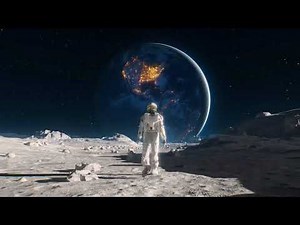 Spaceman Walking Home 🇺🇸 4K Live Wallpaper